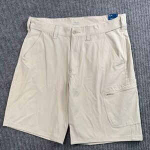 Huk NXTLVL 10.5 Fishing Shorts Mens Large Tan Performance Stretch NWT